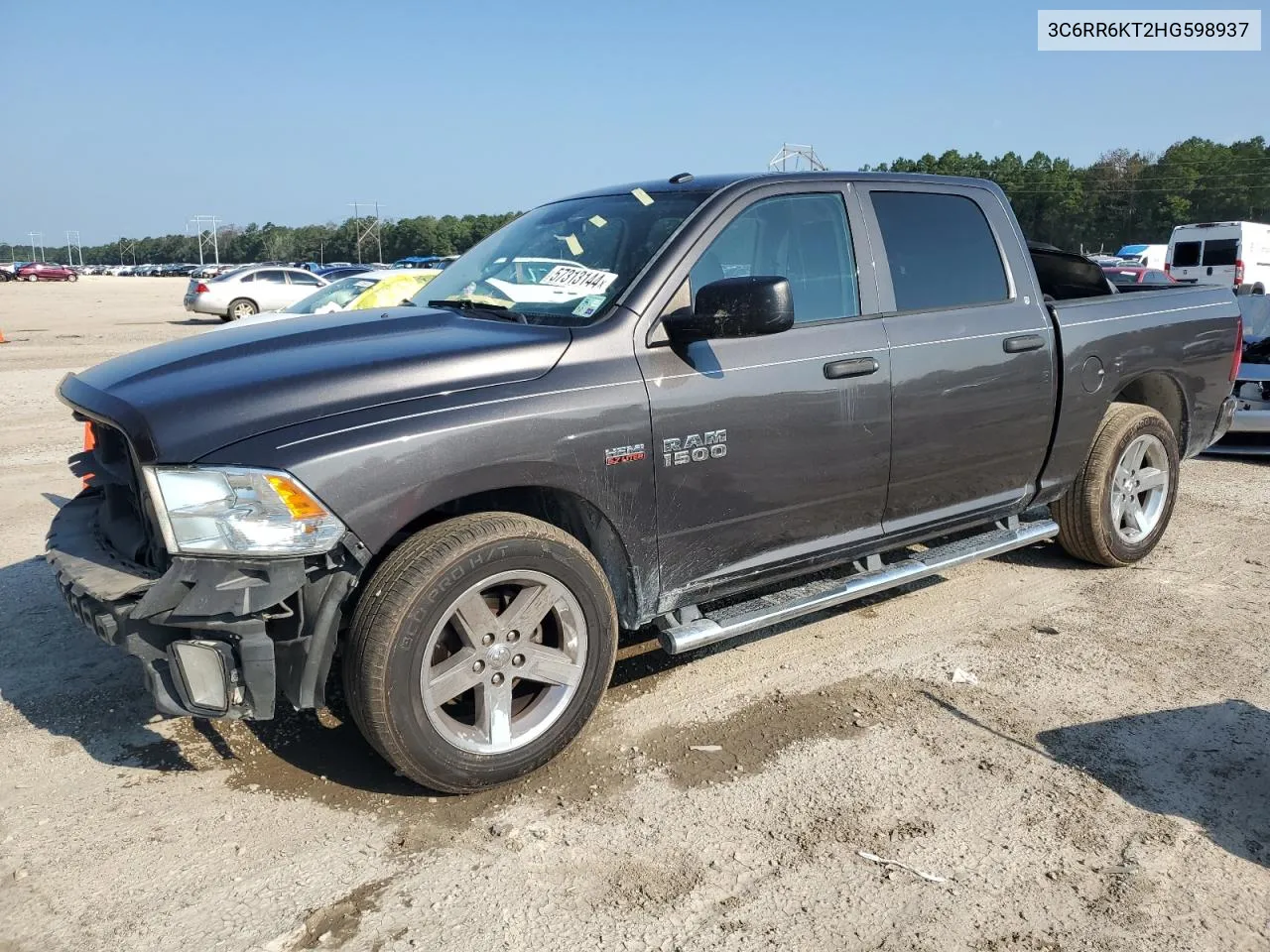 2017 Ram 1500 St VIN: 3C6RR6KT2HG598937 Lot: 57313144