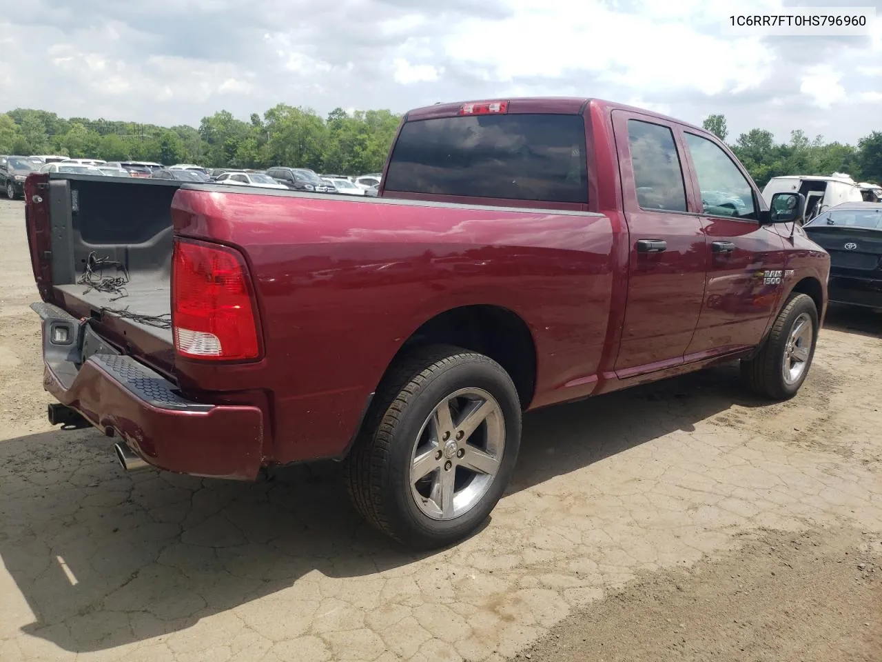 2017 Ram 1500 St VIN: 1C6RR7FT0HS796960 Lot: 60153194