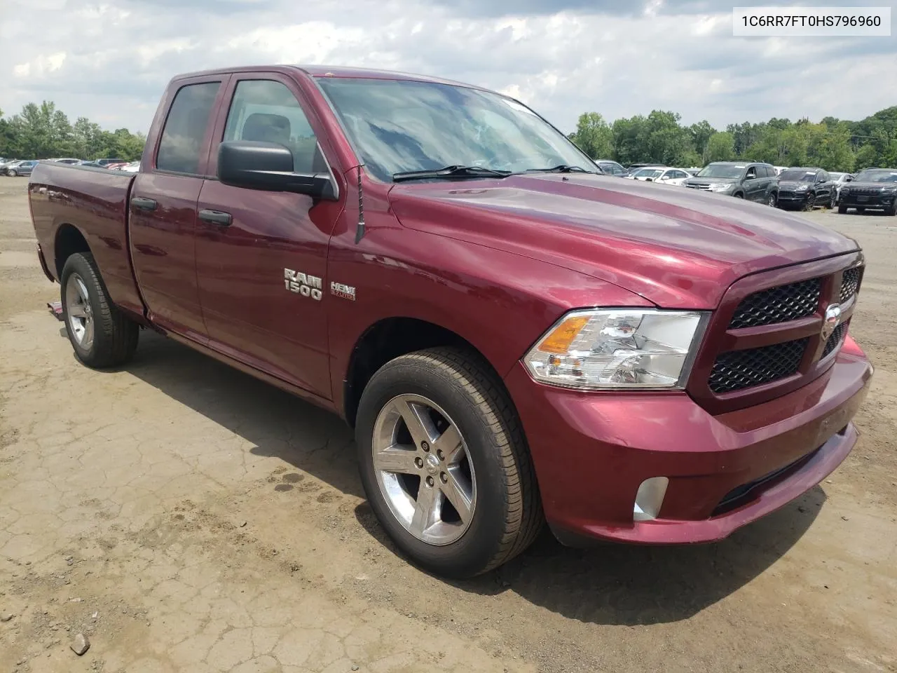 2017 Ram 1500 St VIN: 1C6RR7FT0HS796960 Lot: 60153194