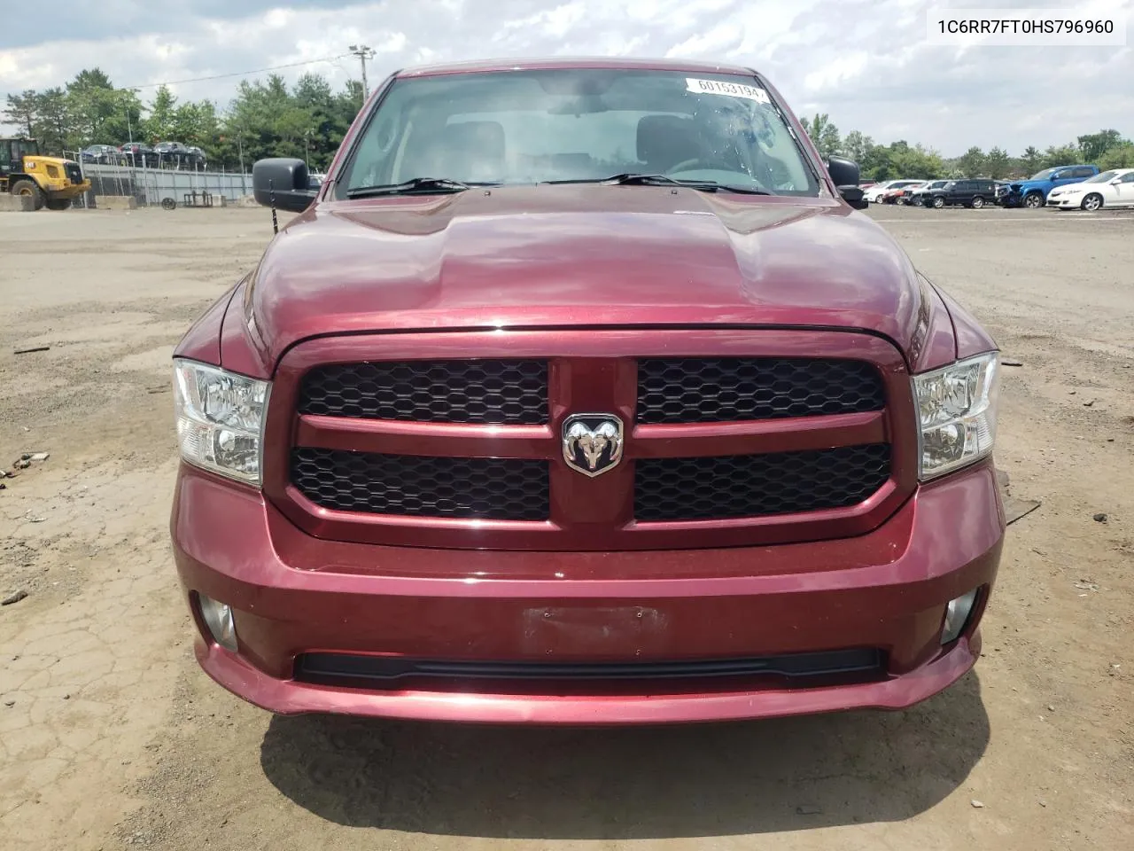 2017 Ram 1500 St VIN: 1C6RR7FT0HS796960 Lot: 60153194