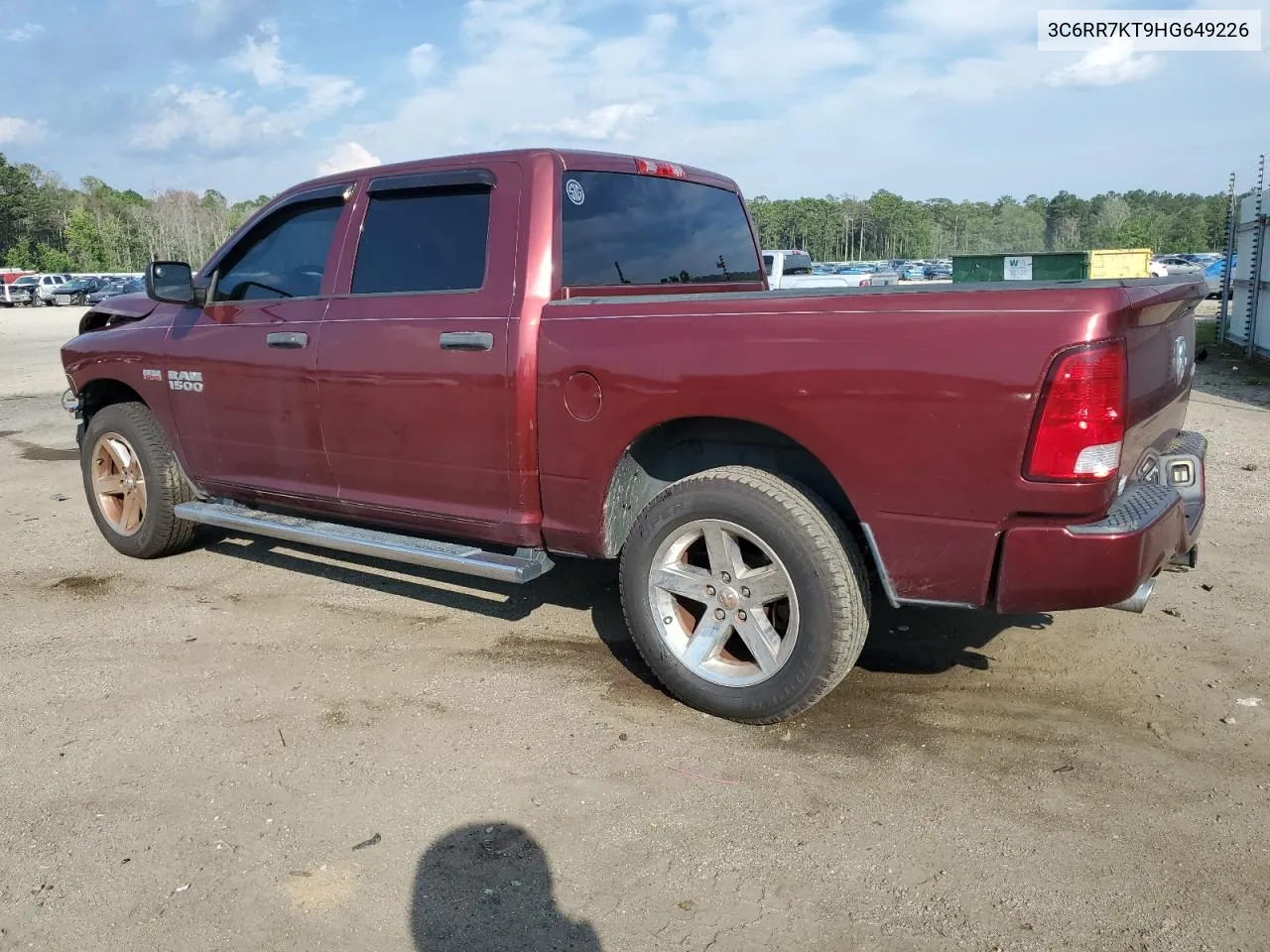 2017 Ram 1500 St VIN: 3C6RR7KT9HG649226 Lot: 60437394