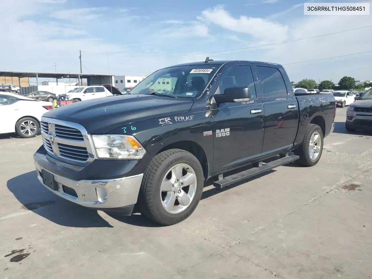 2017 Ram 1500 Slt VIN: 3C6RR6LT1HG508451 Lot: 60569884