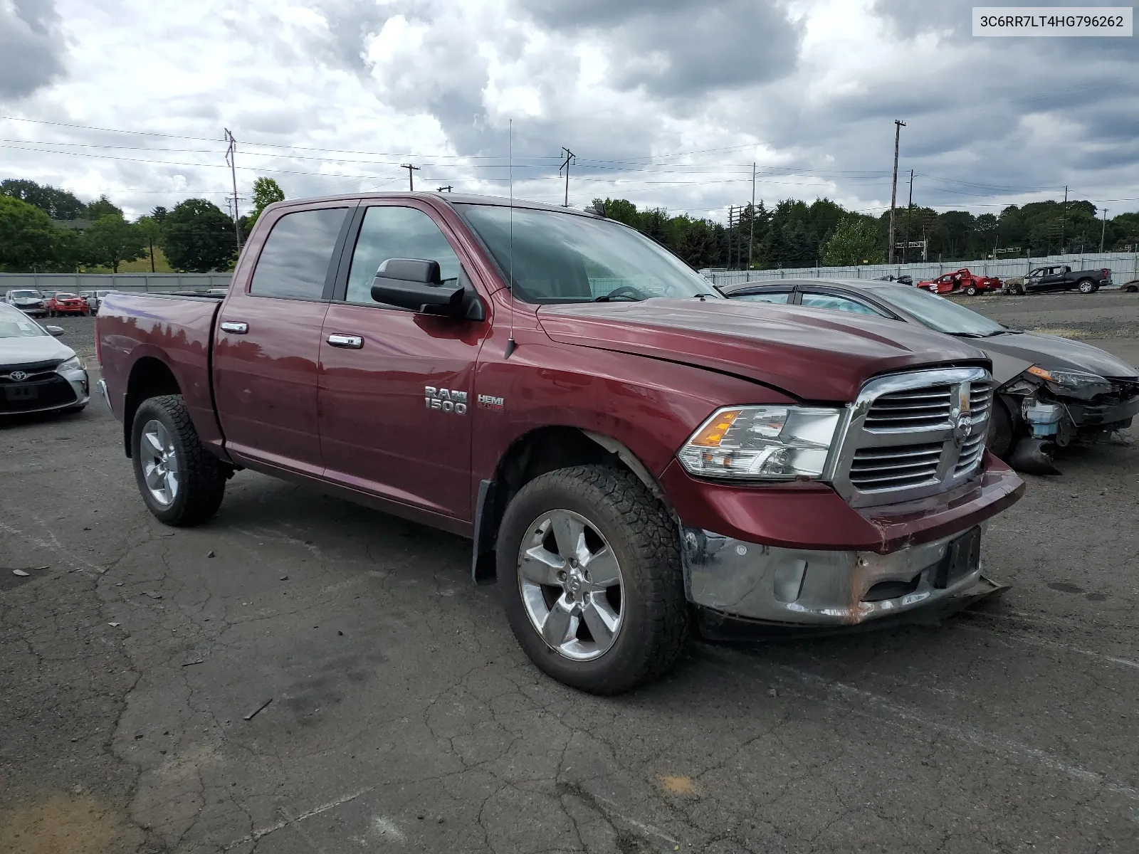 2017 Ram 1500 Slt VIN: 3C6RR7LT4HG796262 Lot: 60615534