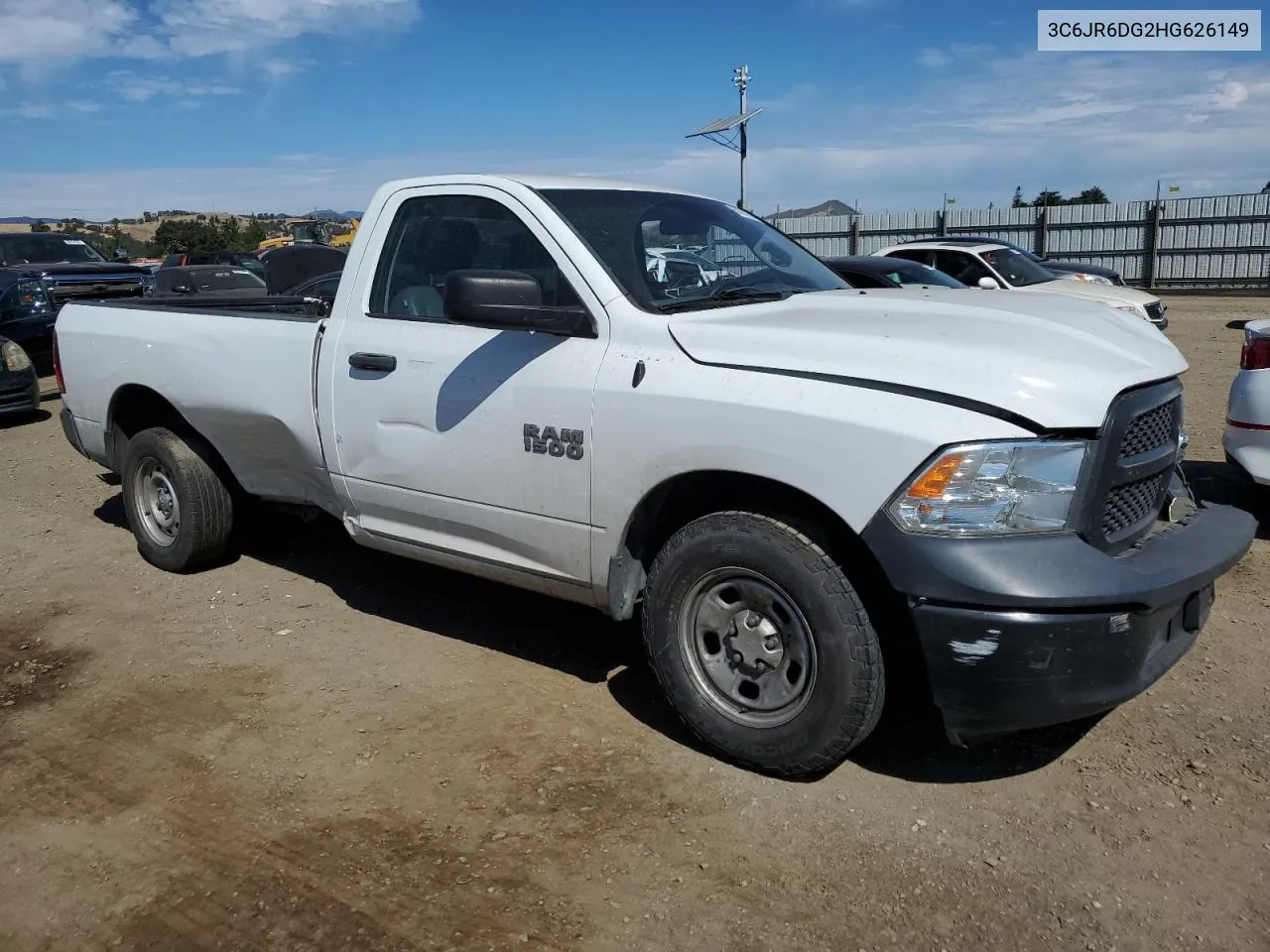 2017 Ram 1500 St VIN: 3C6JR6DG2HG626149 Lot: 60708684