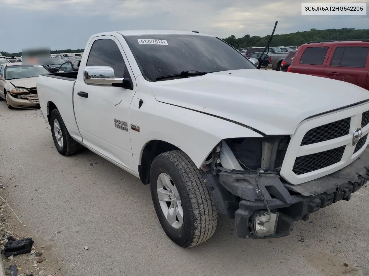 2017 Ram 1500 St VIN: 3C6JR6AT2HG542205 Lot: 61227914