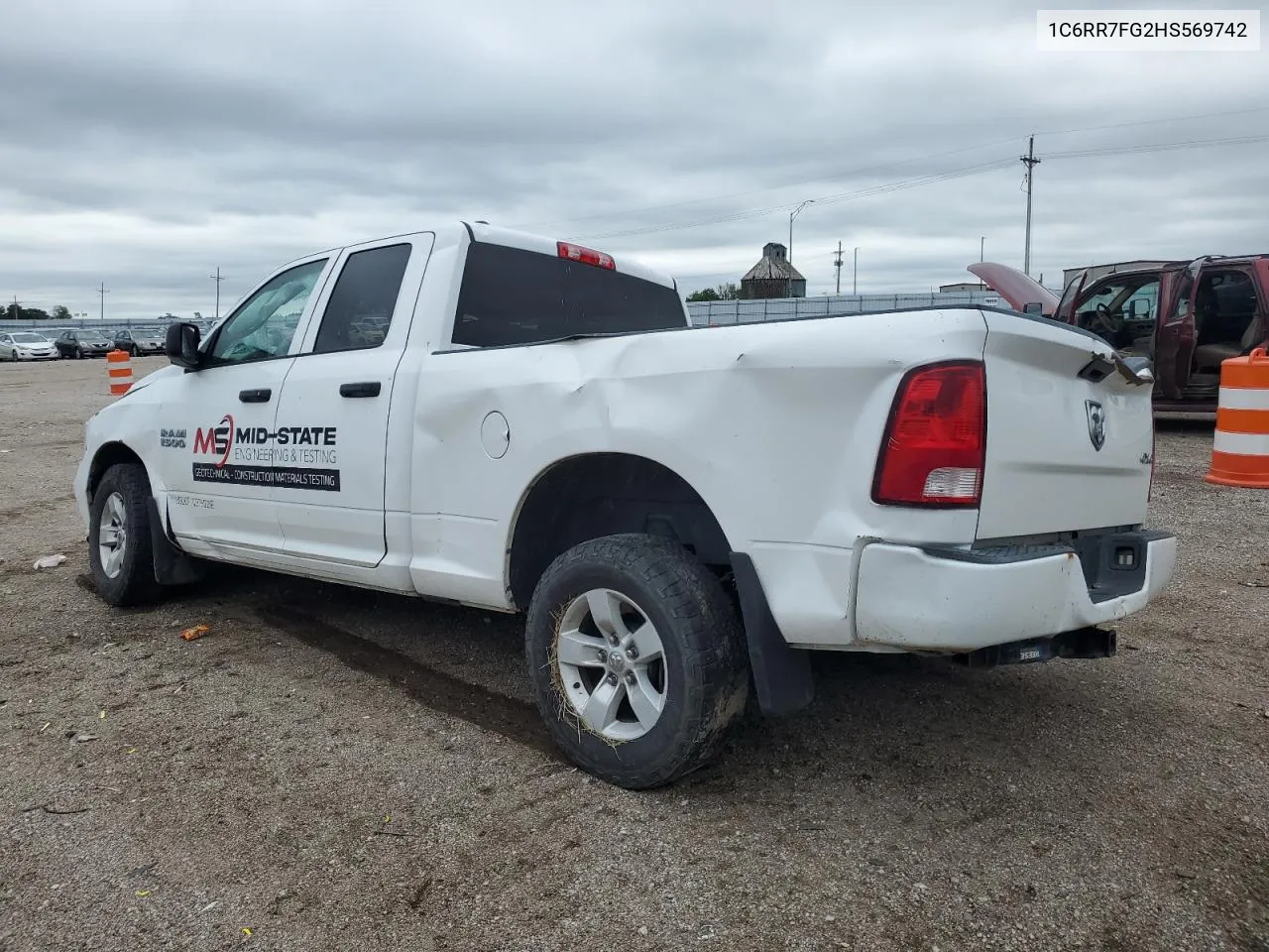 2017 Ram 1500 St VIN: 1C6RR7FG2HS569742 Lot: 61251964