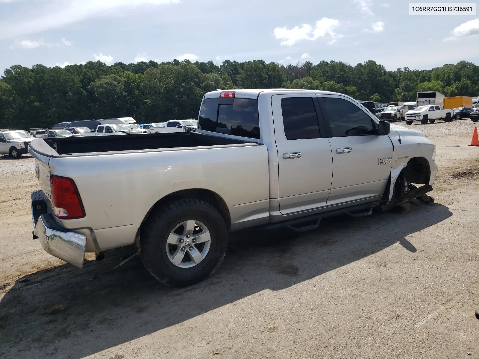 2017 Ram 1500 Slt VIN: 1C6RR7GG1HS736591 Lot: 61533744