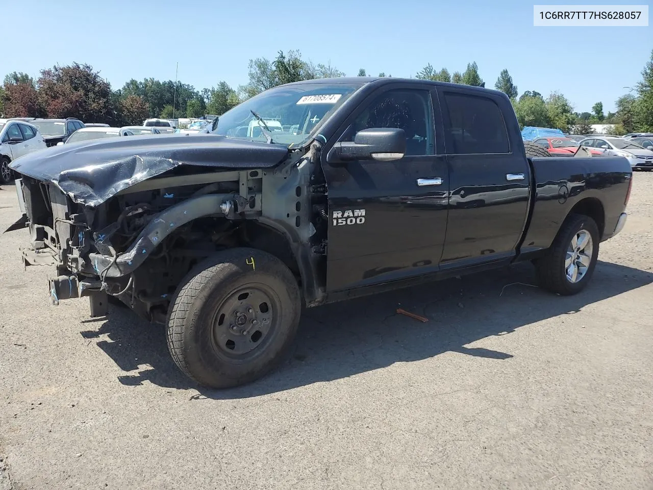 2017 Ram 1500 Slt VIN: 1C6RR7TT7HS628057 Lot: 61708574