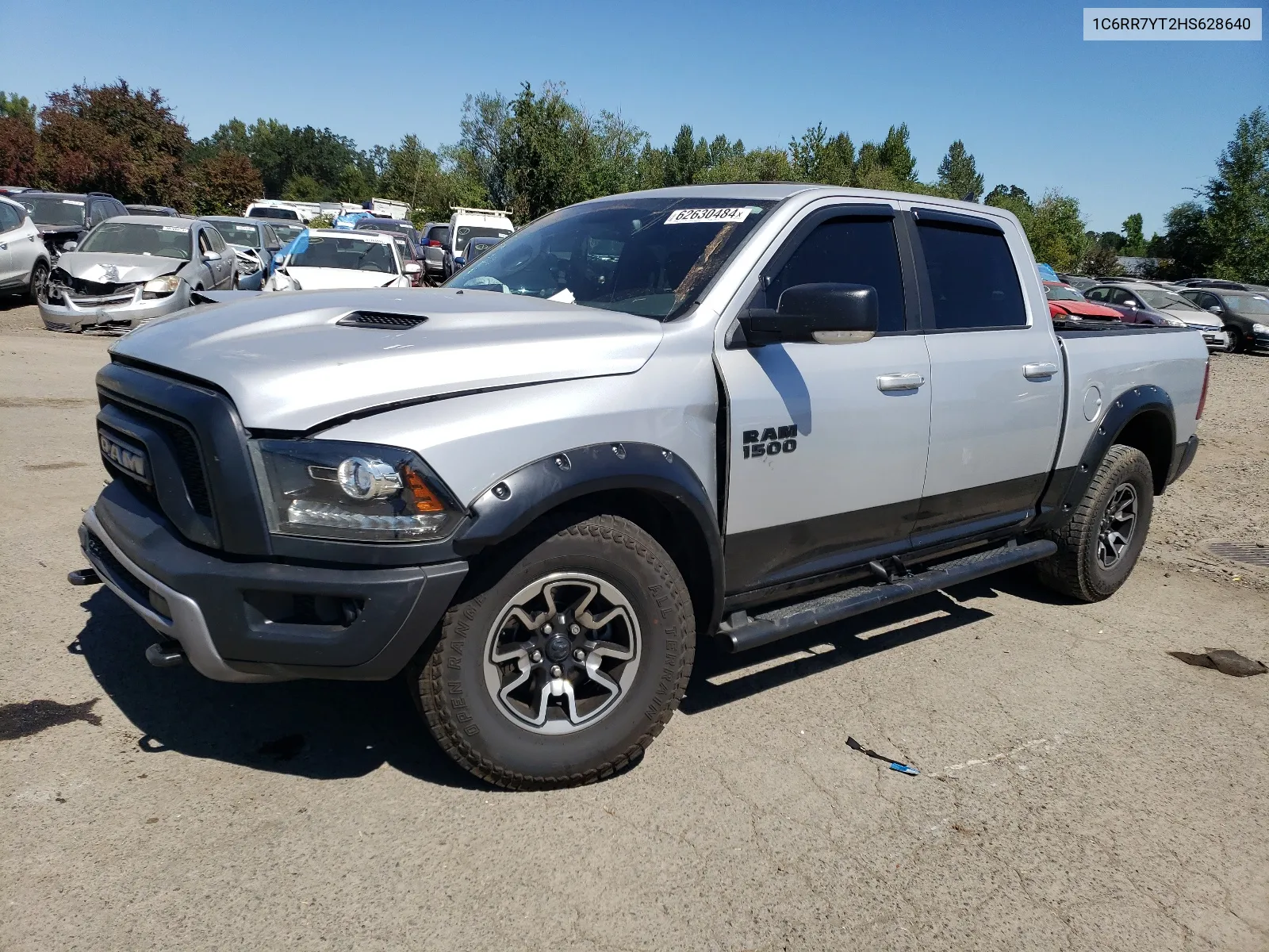 2017 Ram 1500 Rebel VIN: 1C6RR7YT2HS628640 Lot: 62630484