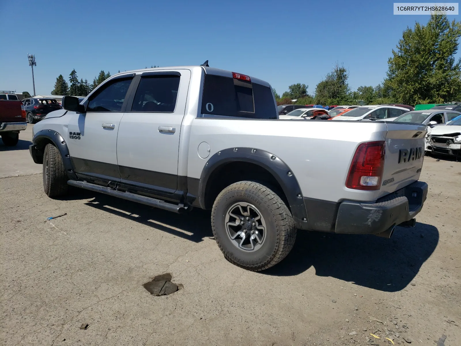 2017 Ram 1500 Rebel VIN: 1C6RR7YT2HS628640 Lot: 62630484