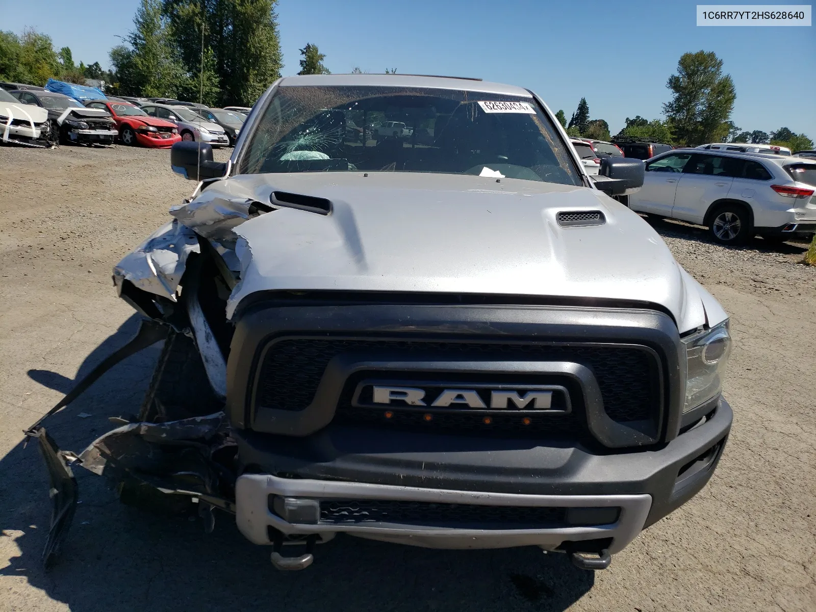 2017 Ram 1500 Rebel VIN: 1C6RR7YT2HS628640 Lot: 62630484