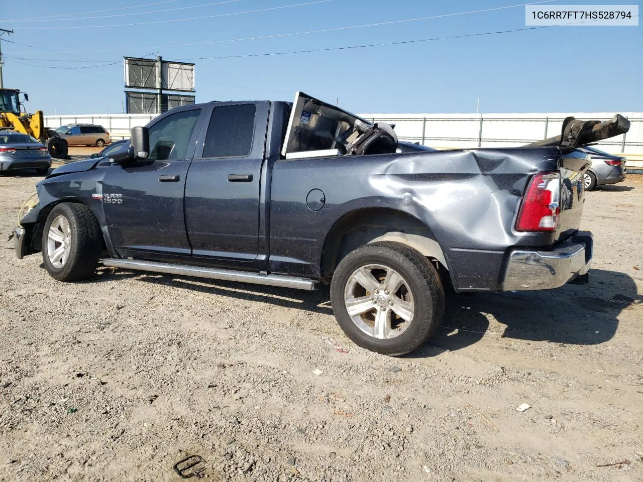 2017 Ram 1500 St VIN: 1C6RR7FT7HS528794 Lot: 62839544