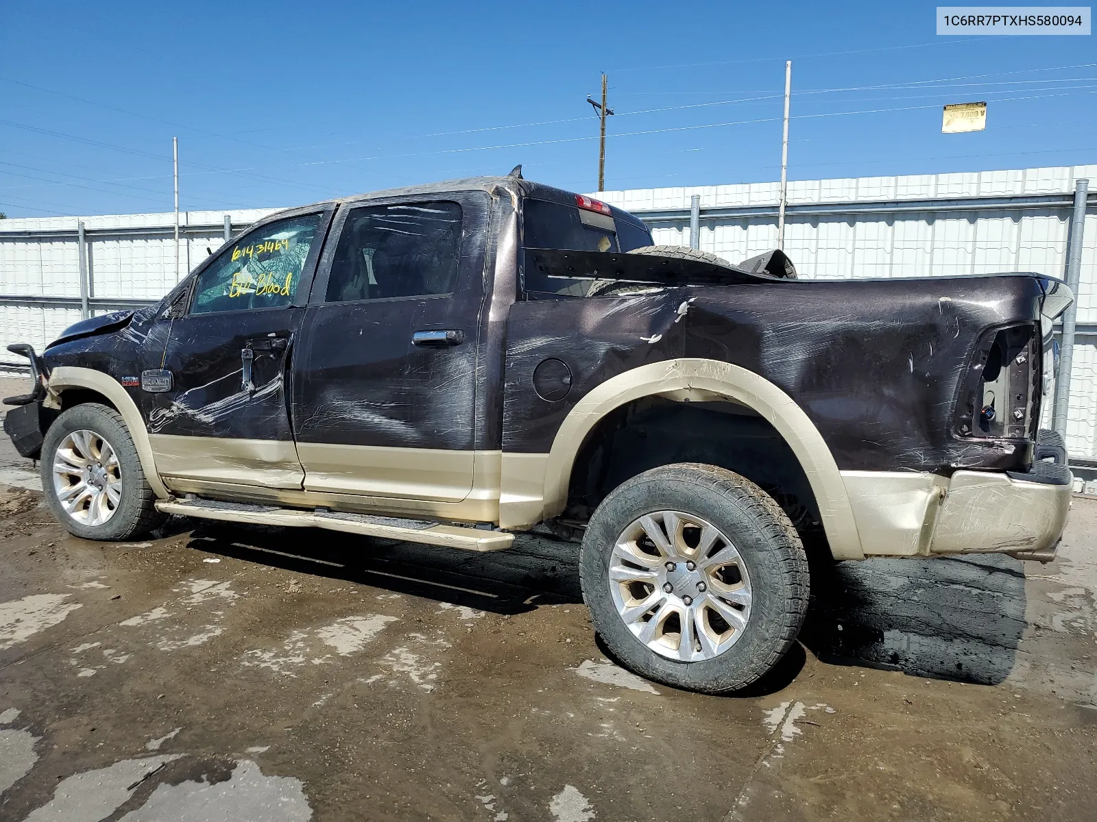 2017 Ram 1500 Longhorn VIN: 1C6RR7PTXHS580094 Lot: 64431464