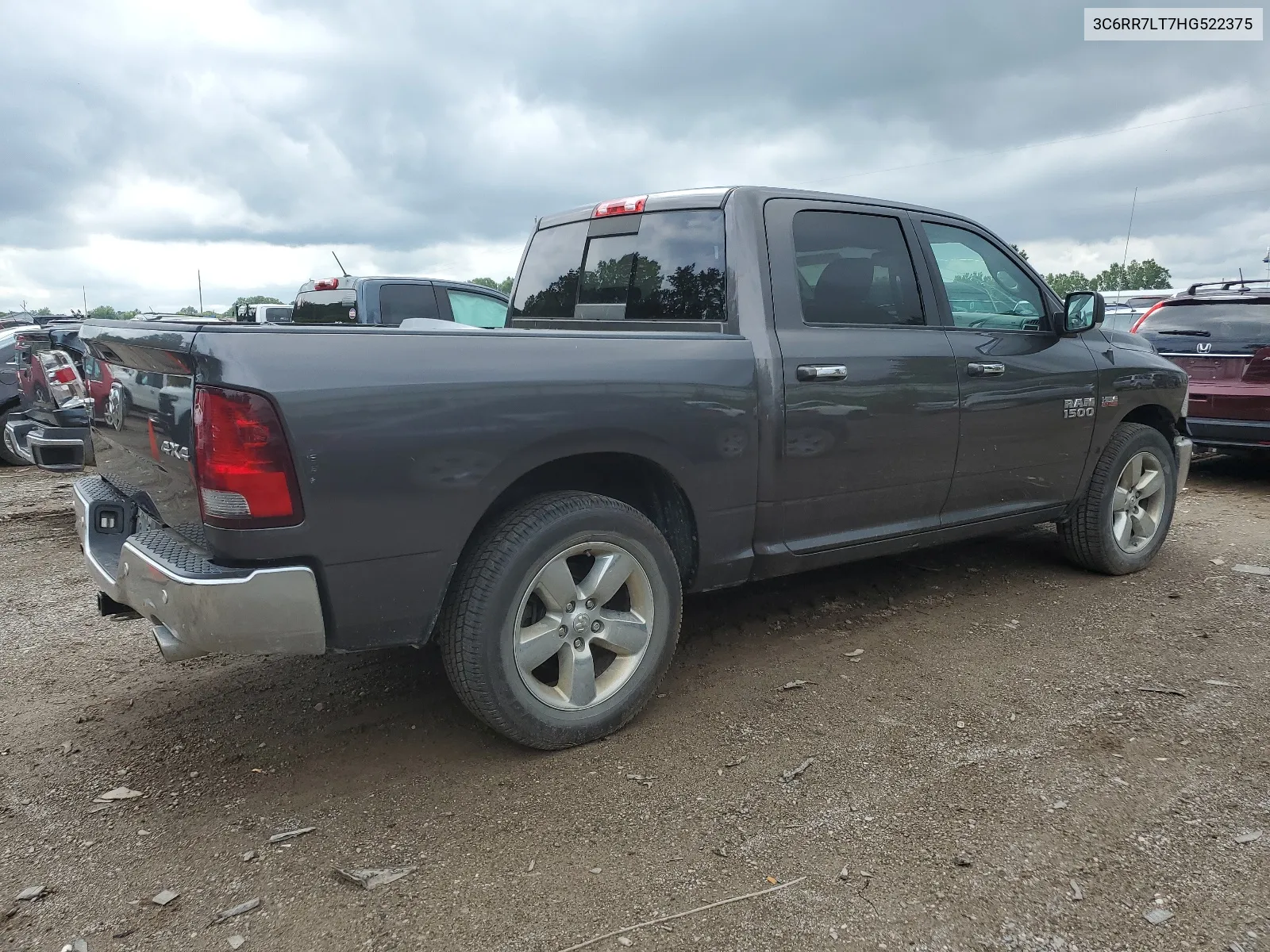 2017 Ram 1500 Slt VIN: 3C6RR7LT7HG522375 Lot: 64604734