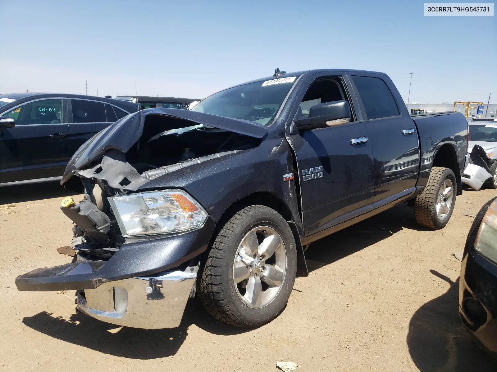 2017 Ram 1500 Slt VIN: 3C6RR7LT9HG543731 Lot: 65405104