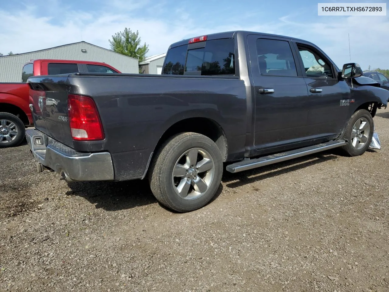 2017 Ram 1500 Slt VIN: 1C6RR7LTXHS672893 Lot: 66963434