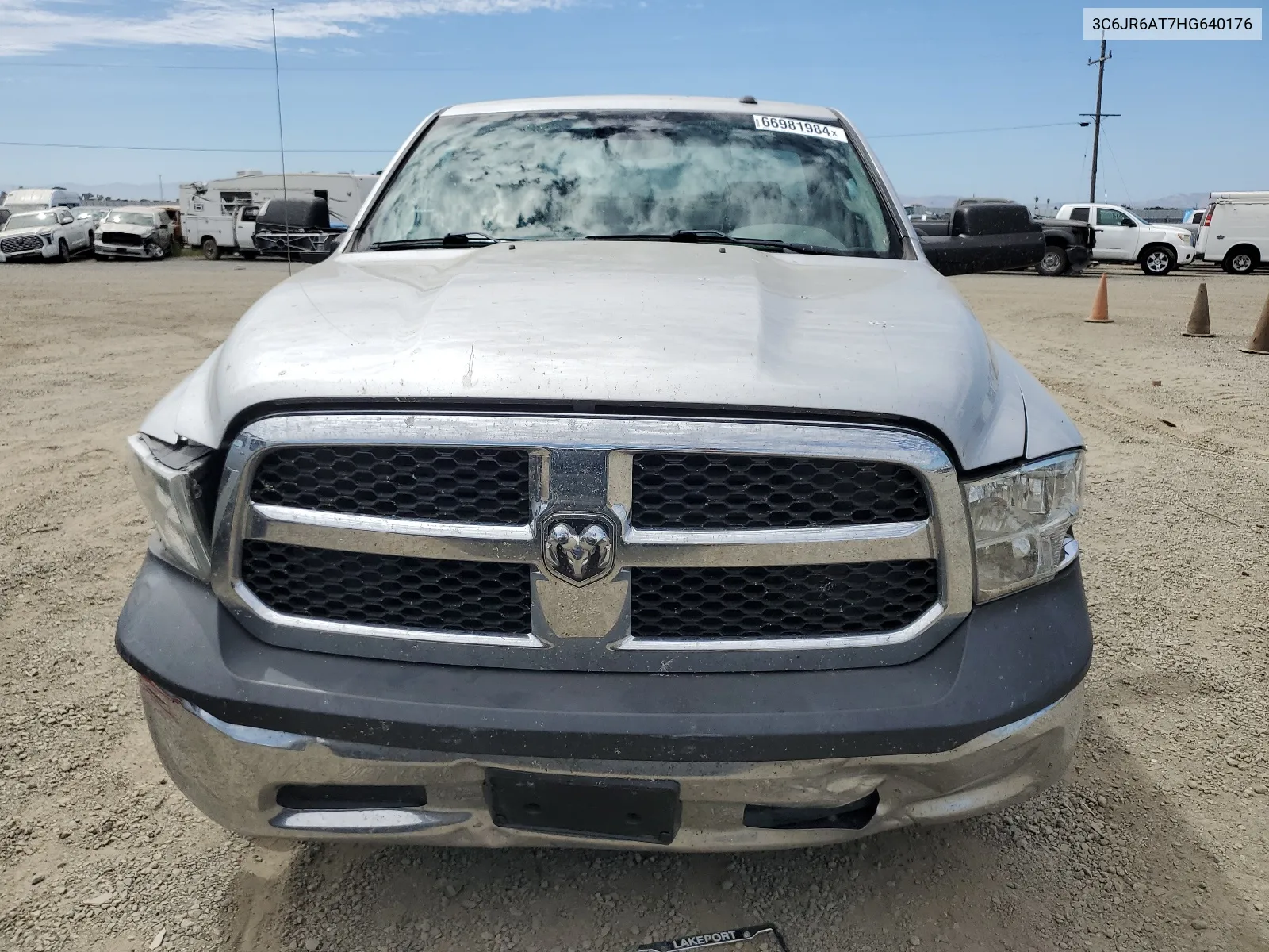 2017 Ram 1500 St VIN: 3C6JR6AT7HG640176 Lot: 66981984