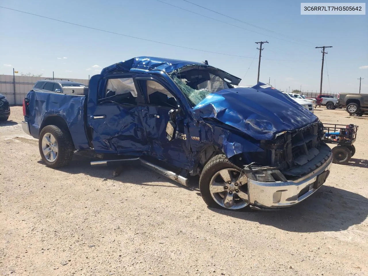 2017 Ram 1500 Slt VIN: 3C6RR7LT7HG505642 Lot: 66985524