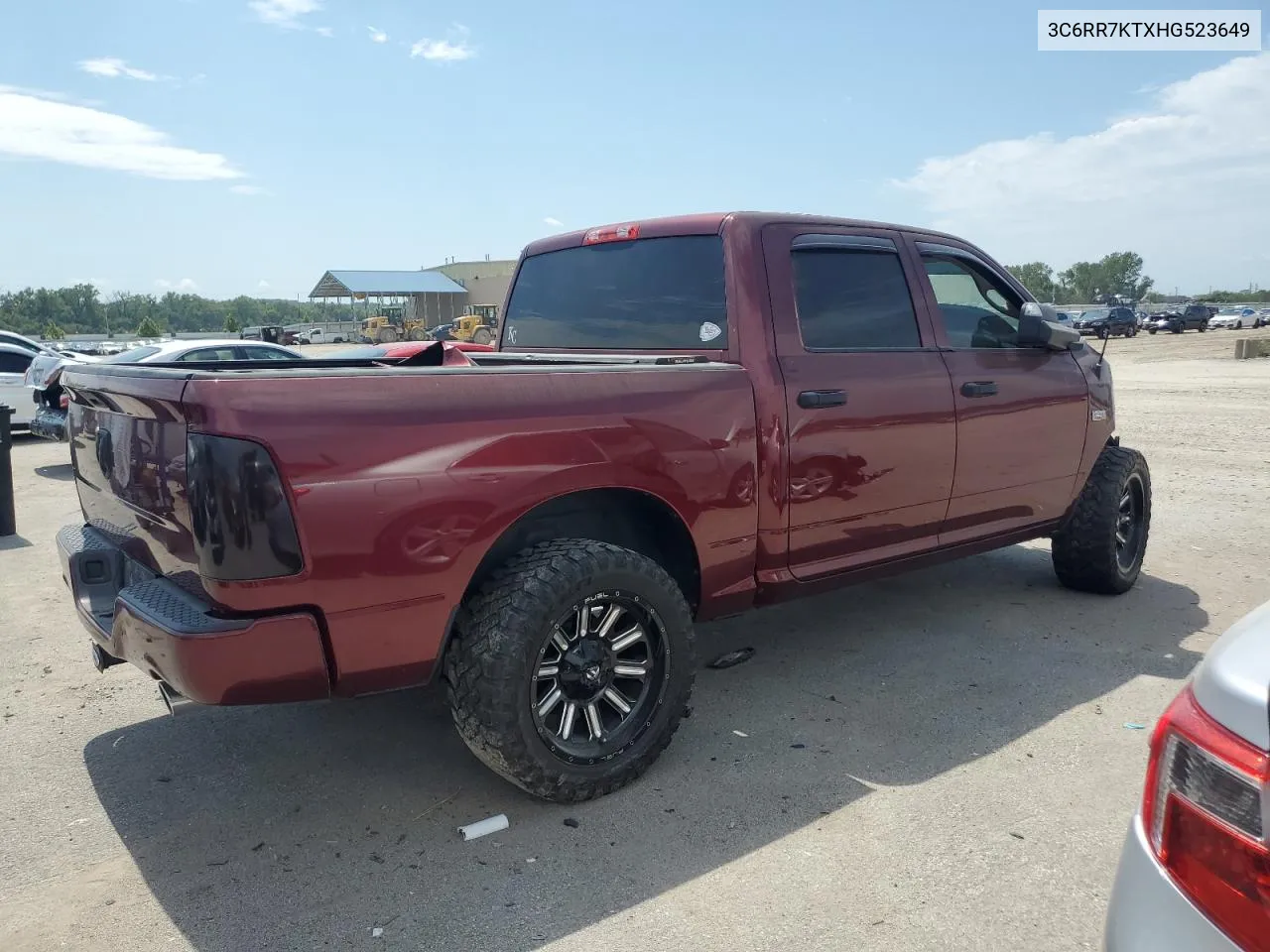 2017 Ram 1500 St VIN: 3C6RR7KTXHG523649 Lot: 67373814