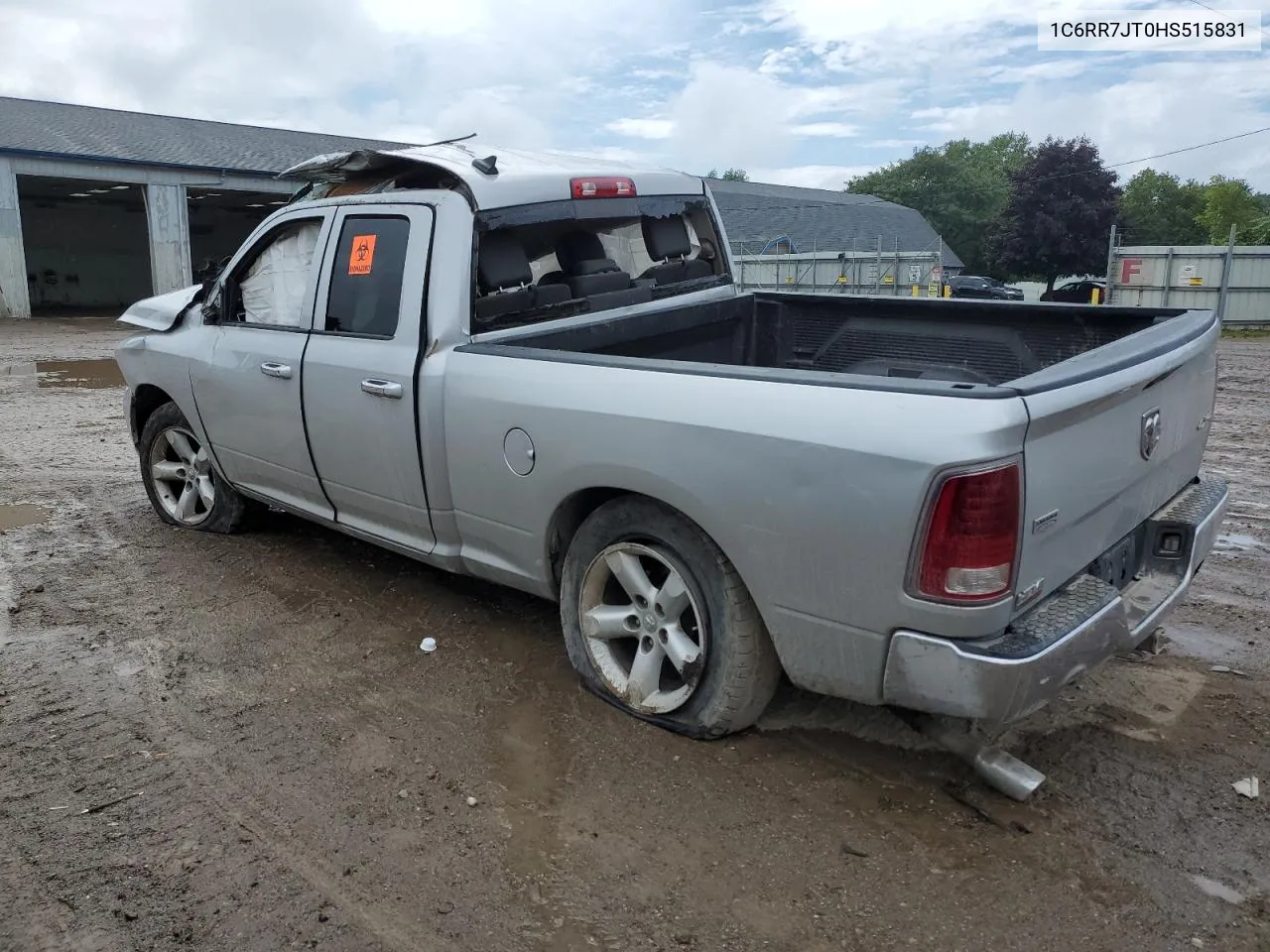 2017 Ram 1500 Laramie VIN: 1C6RR7JT0HS515831 Lot: 67523624