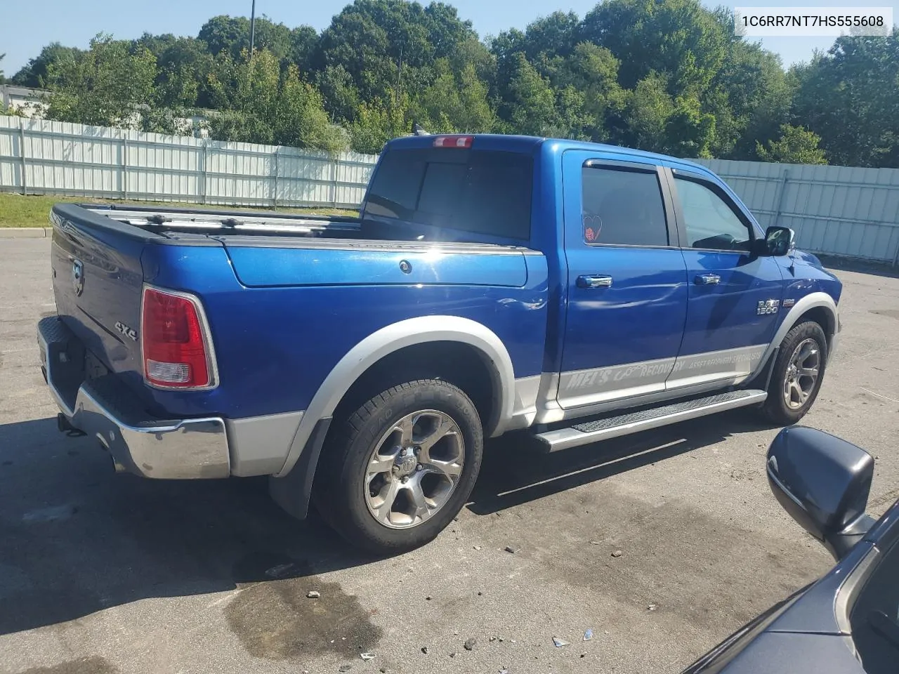 2017 Ram 1500 Laramie VIN: 1C6RR7NT7HS555608 Lot: 67655474