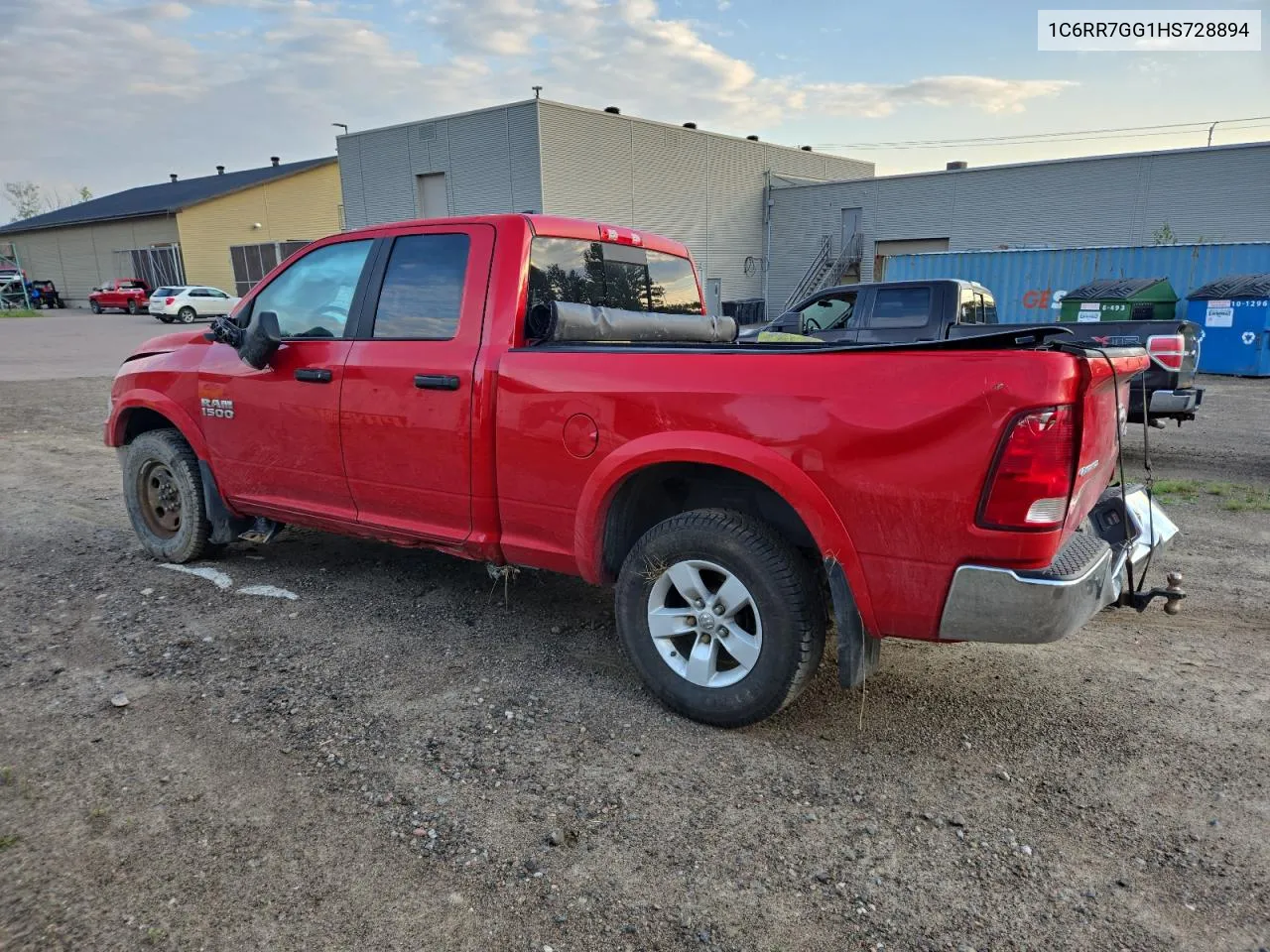 2017 Ram 1500 Slt VIN: 1C6RR7GG1HS728894 Lot: 67905604