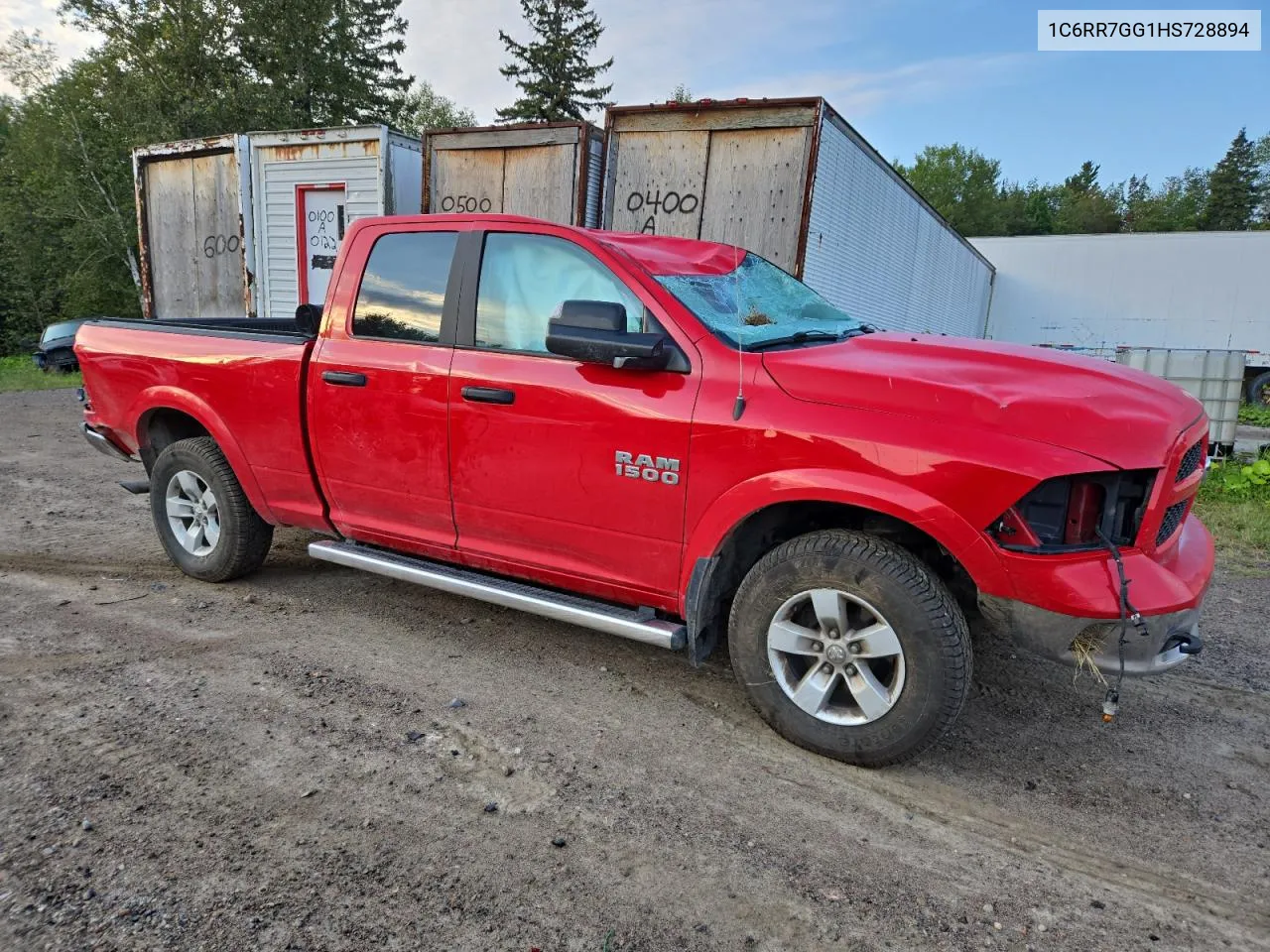 2017 Ram 1500 Slt VIN: 1C6RR7GG1HS728894 Lot: 67905604