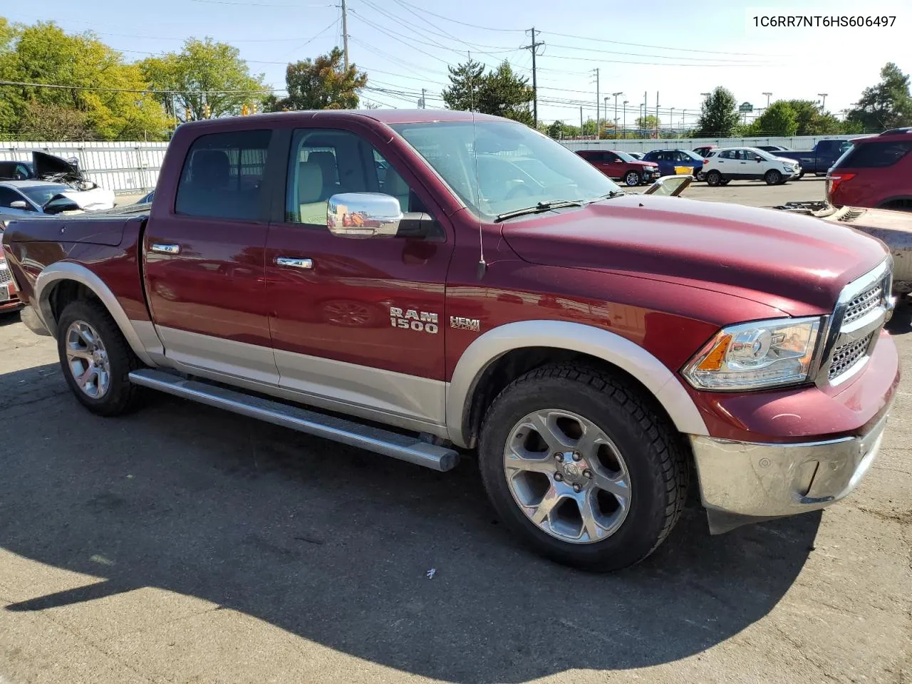 2017 Ram 1500 Laramie VIN: 1C6RR7NT6HS606497 Lot: 67949224