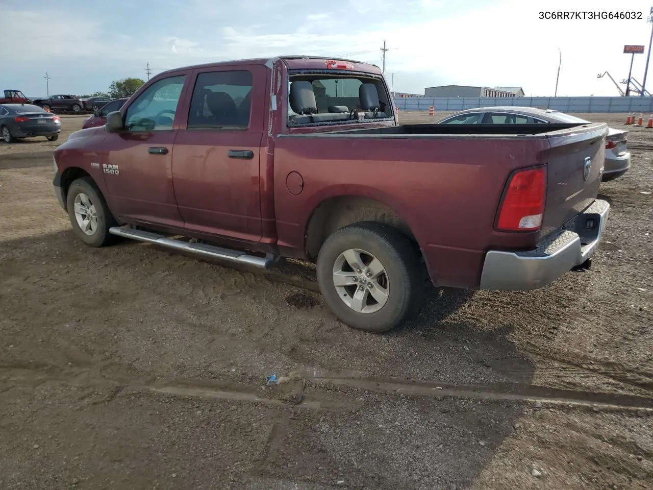 2017 Ram 1500 St VIN: 3C6RR7KT3HG646032 Lot: 68525104