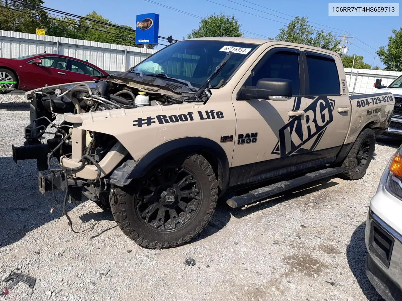 2017 Ram 1500 Rebel VIN: 1C6RR7YT4HS659713 Lot: 68716554