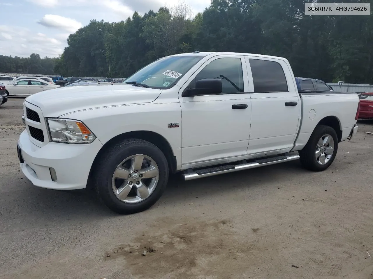 2017 Ram 1500 St VIN: 3C6RR7KT4HG794626 Lot: 69219244