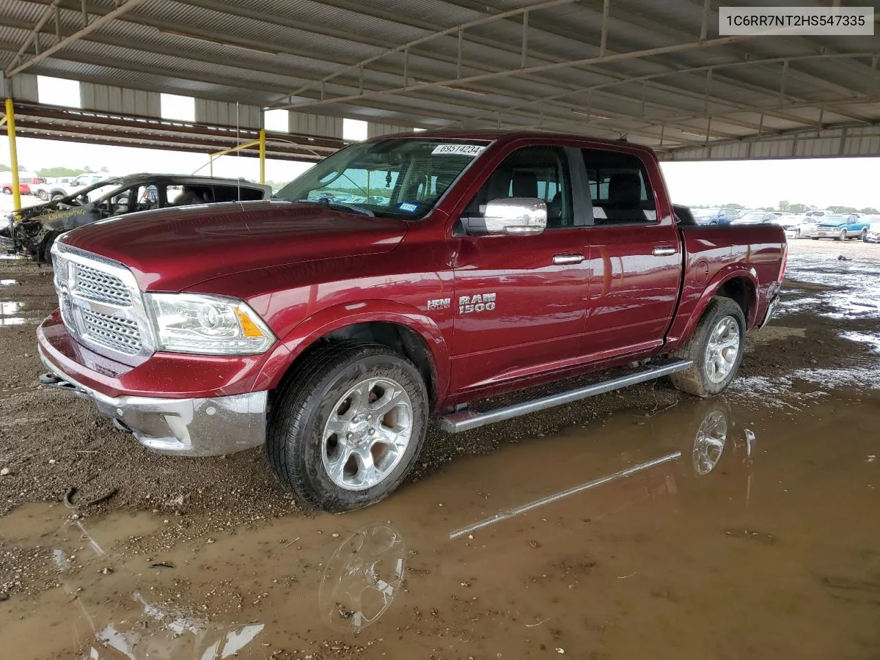 2017 Ram 1500 Laramie VIN: 1C6RR7NT2HS547335 Lot: 69514234