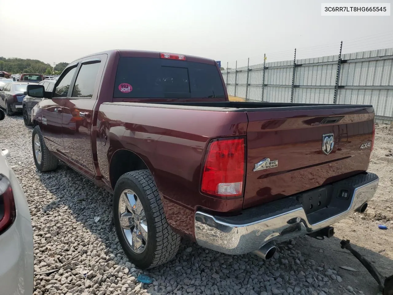 2017 Ram 1500 Slt VIN: 3C6RR7LT8HG665545 Lot: 69569744