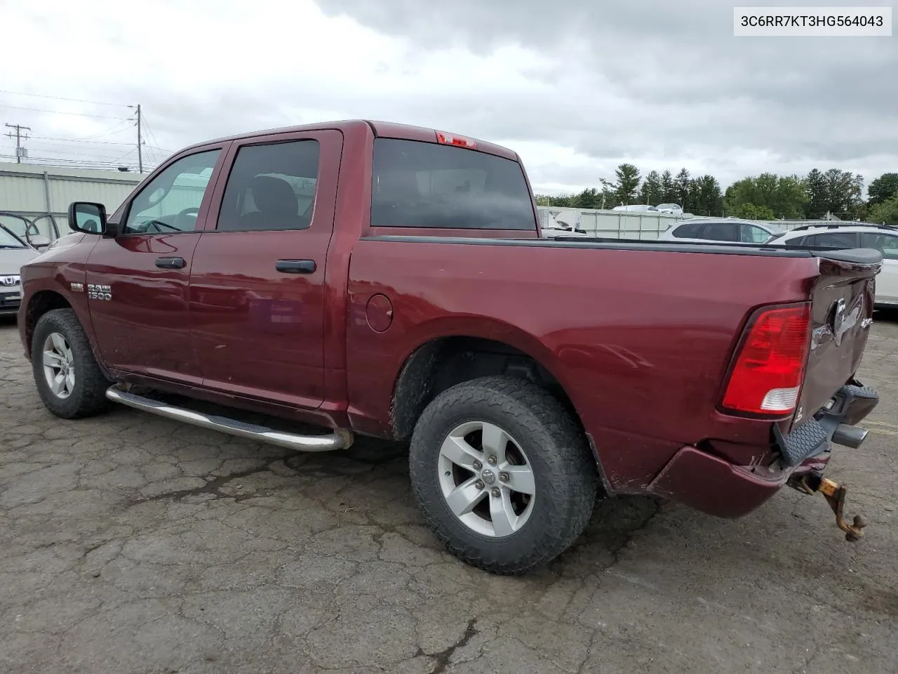 2017 Ram 1500 St VIN: 3C6RR7KT3HG564043 Lot: 69576314