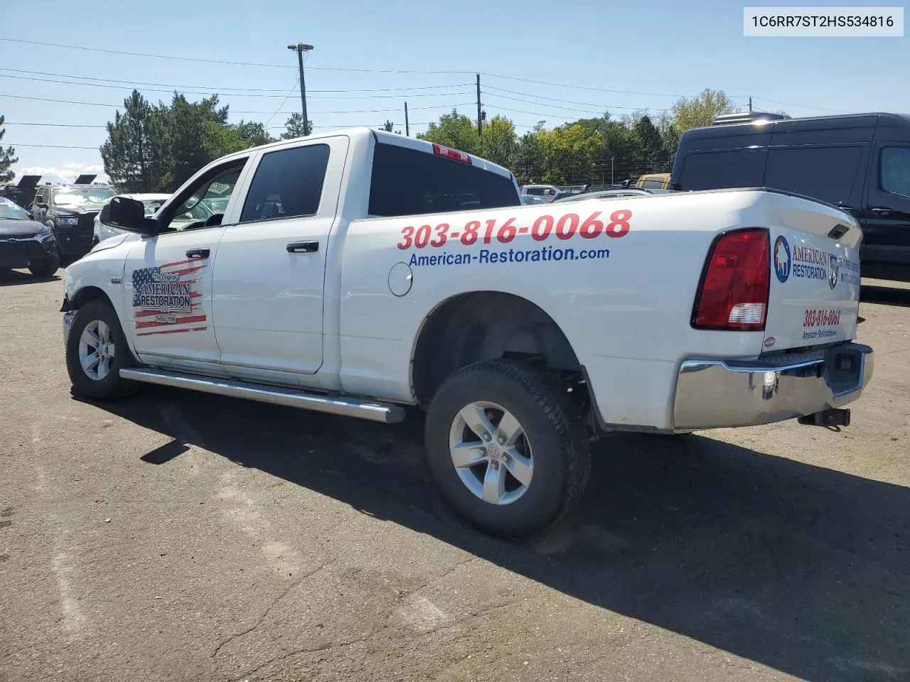 2017 Ram 1500 St VIN: 1C6RR7ST2HS534816 Lot: 69832764