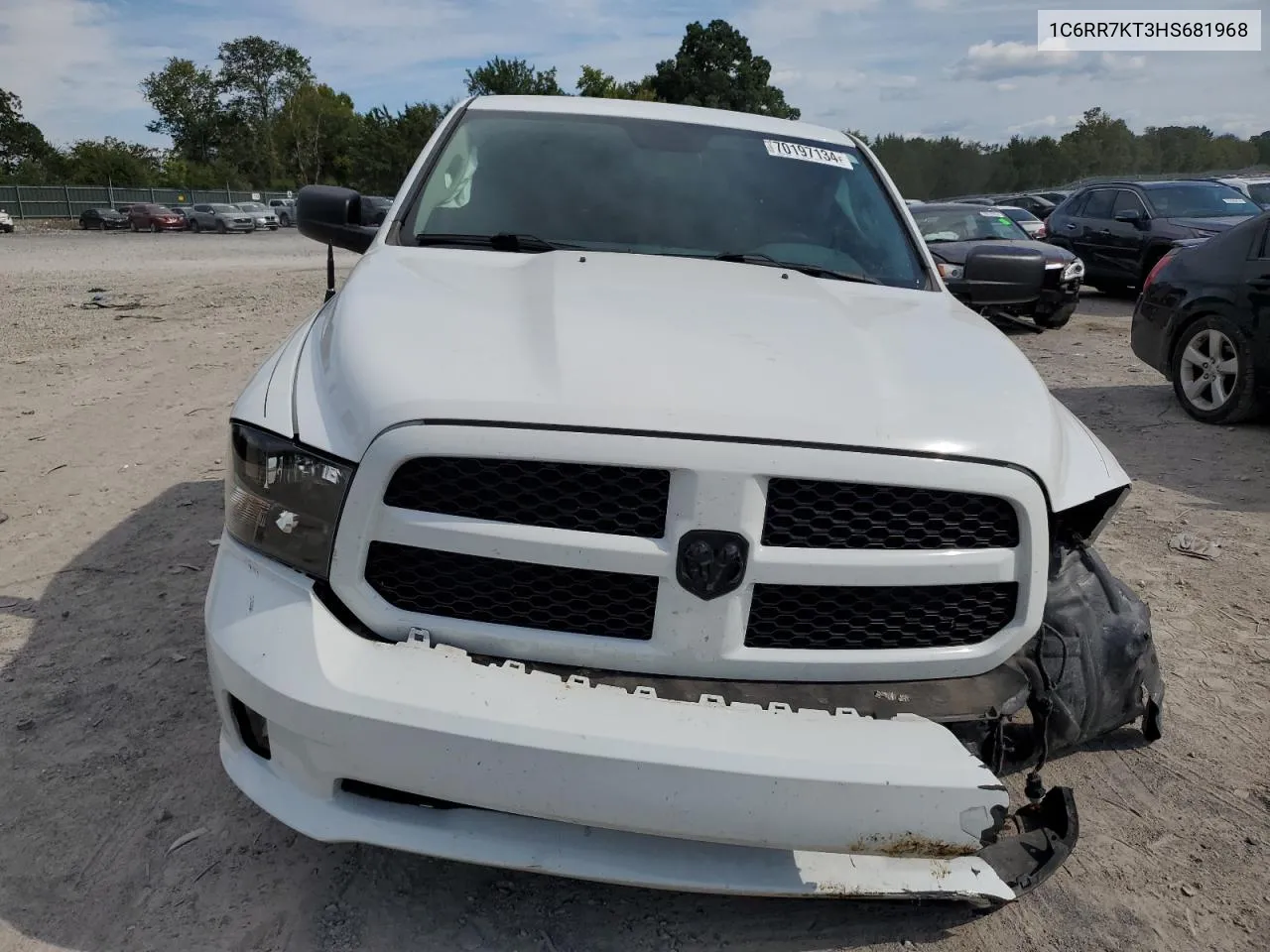 2017 Ram 1500 St VIN: 1C6RR7KT3HS681968 Lot: 70197134