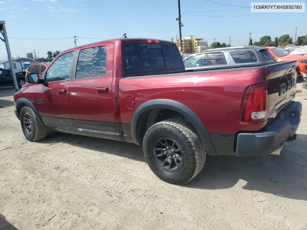 2017 Ram 1500 Rebel VIN: 1C6RR7YTXHS850780 Lot: 70639514