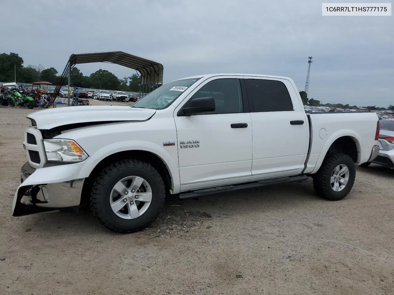 2017 Ram 1500 Slt VIN: 1C6RR7LT1HS777175 Lot: 70698464