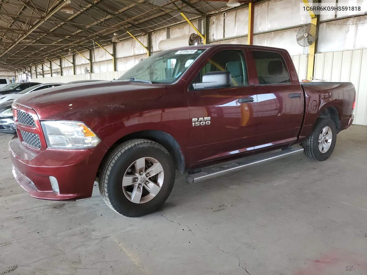 2017 Ram 1500 St VIN: 1C6RR6KG9HS591818 Lot: 70704414