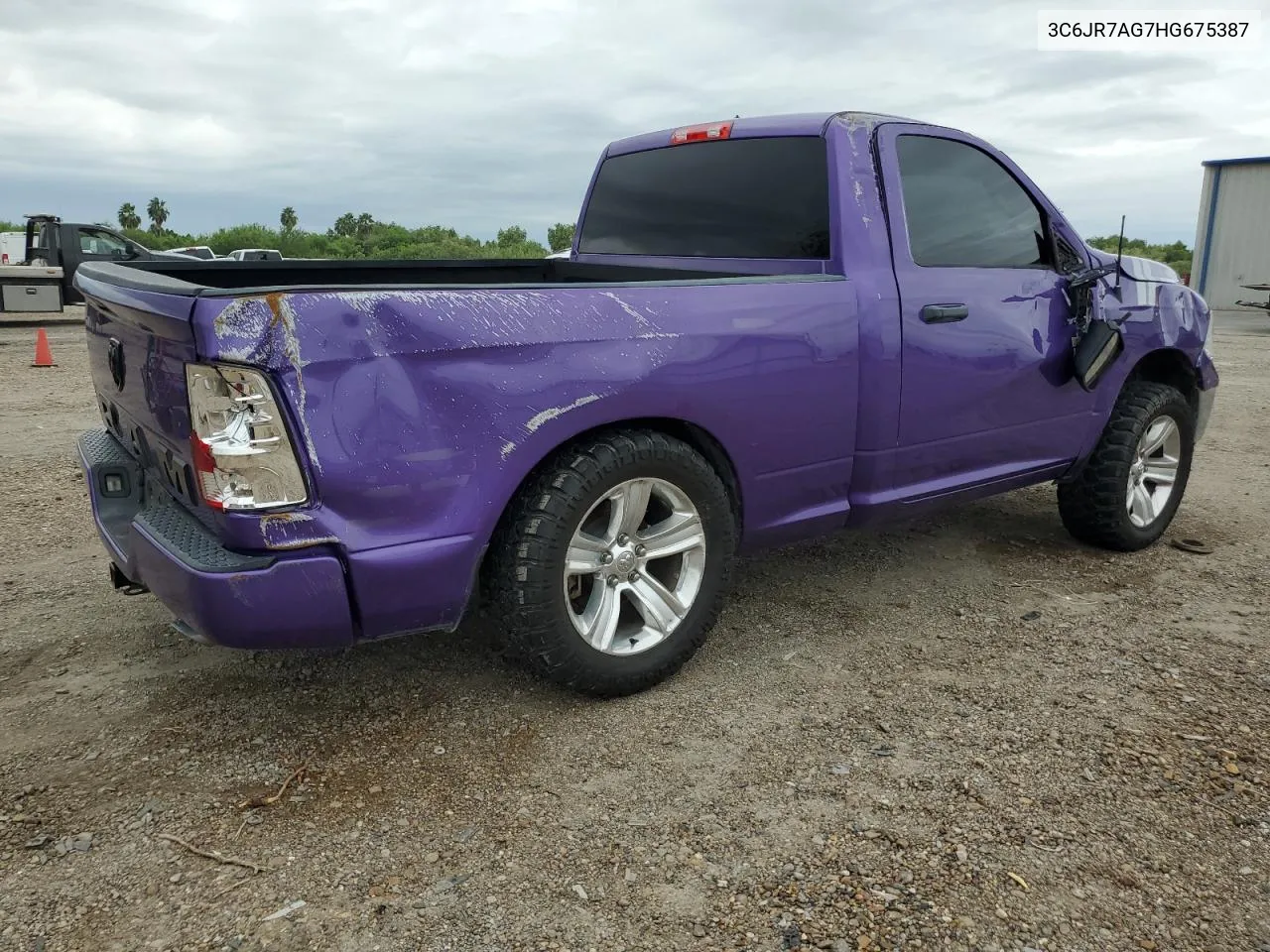 2017 Ram 1500 St VIN: 3C6JR7AG7HG675387 Lot: 70861534