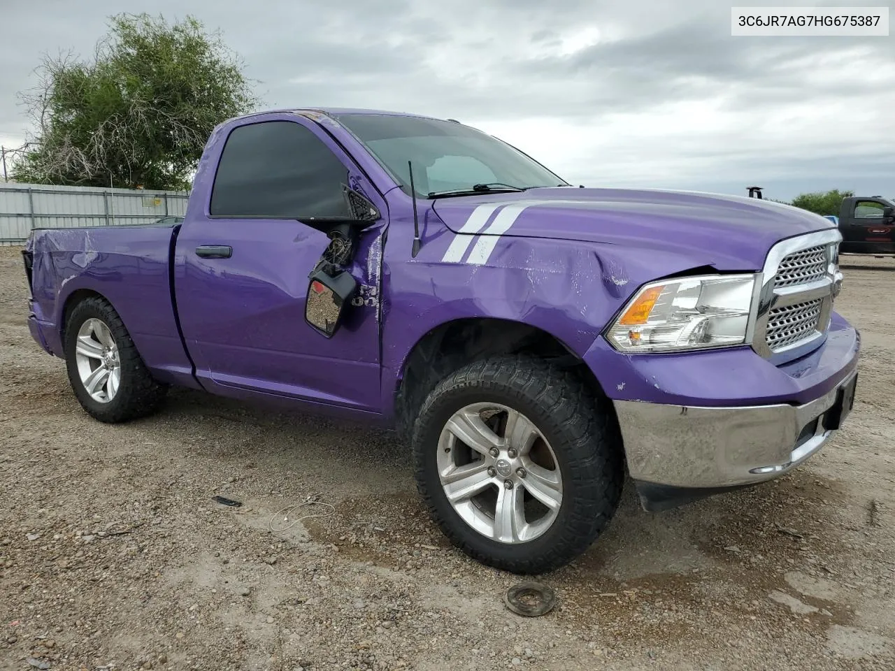 2017 Ram 1500 St VIN: 3C6JR7AG7HG675387 Lot: 70861534