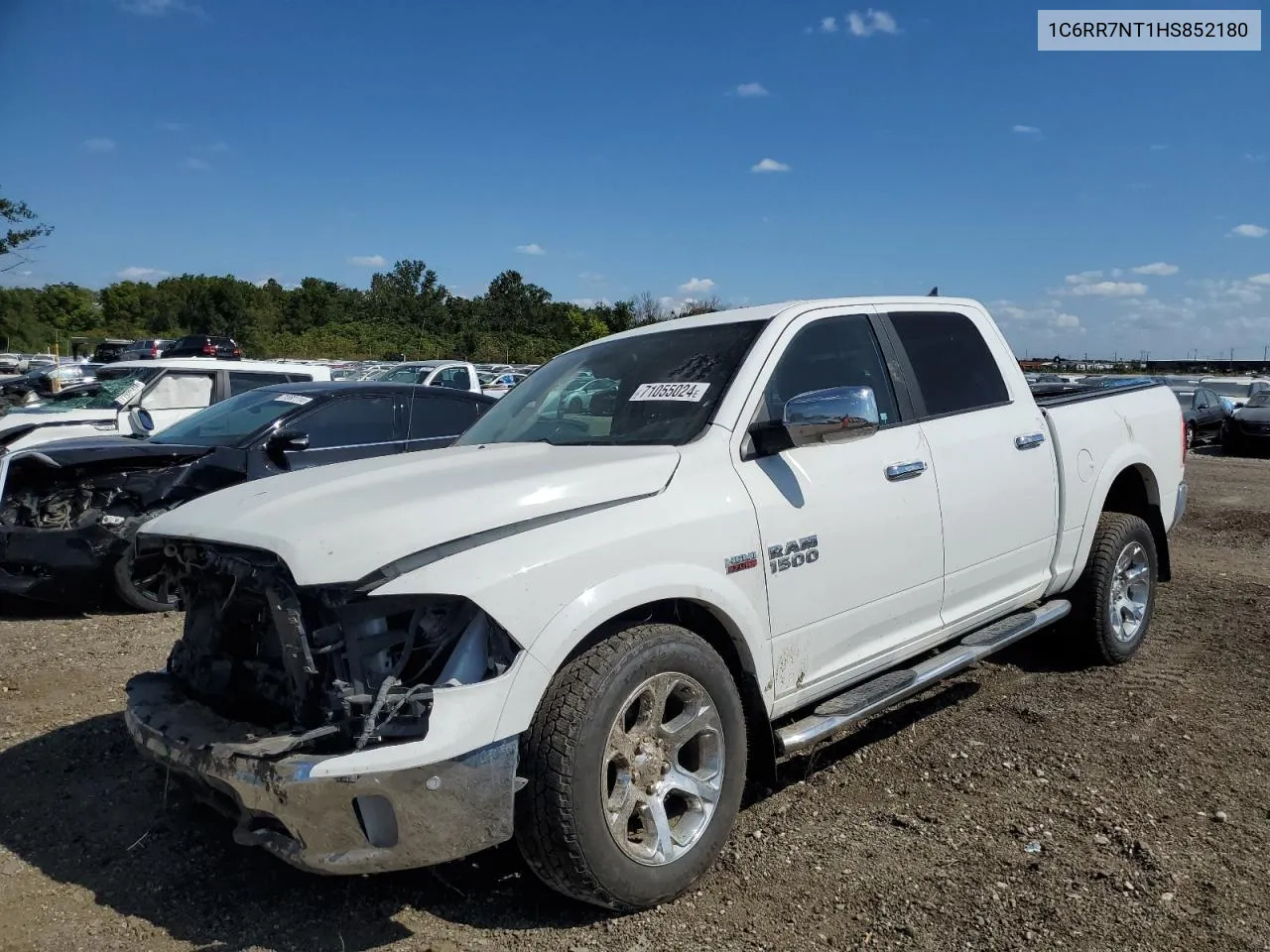 2017 Ram 1500 Laramie VIN: 1C6RR7NT1HS852180 Lot: 71055024