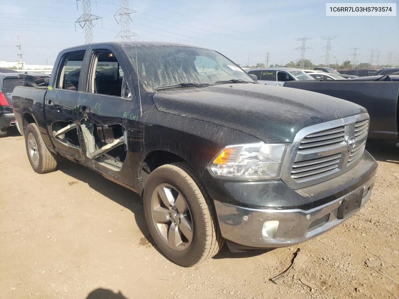 2017 Ram 1500 Slt VIN: 1C6RR7LG3HS793574 Lot: 71199454