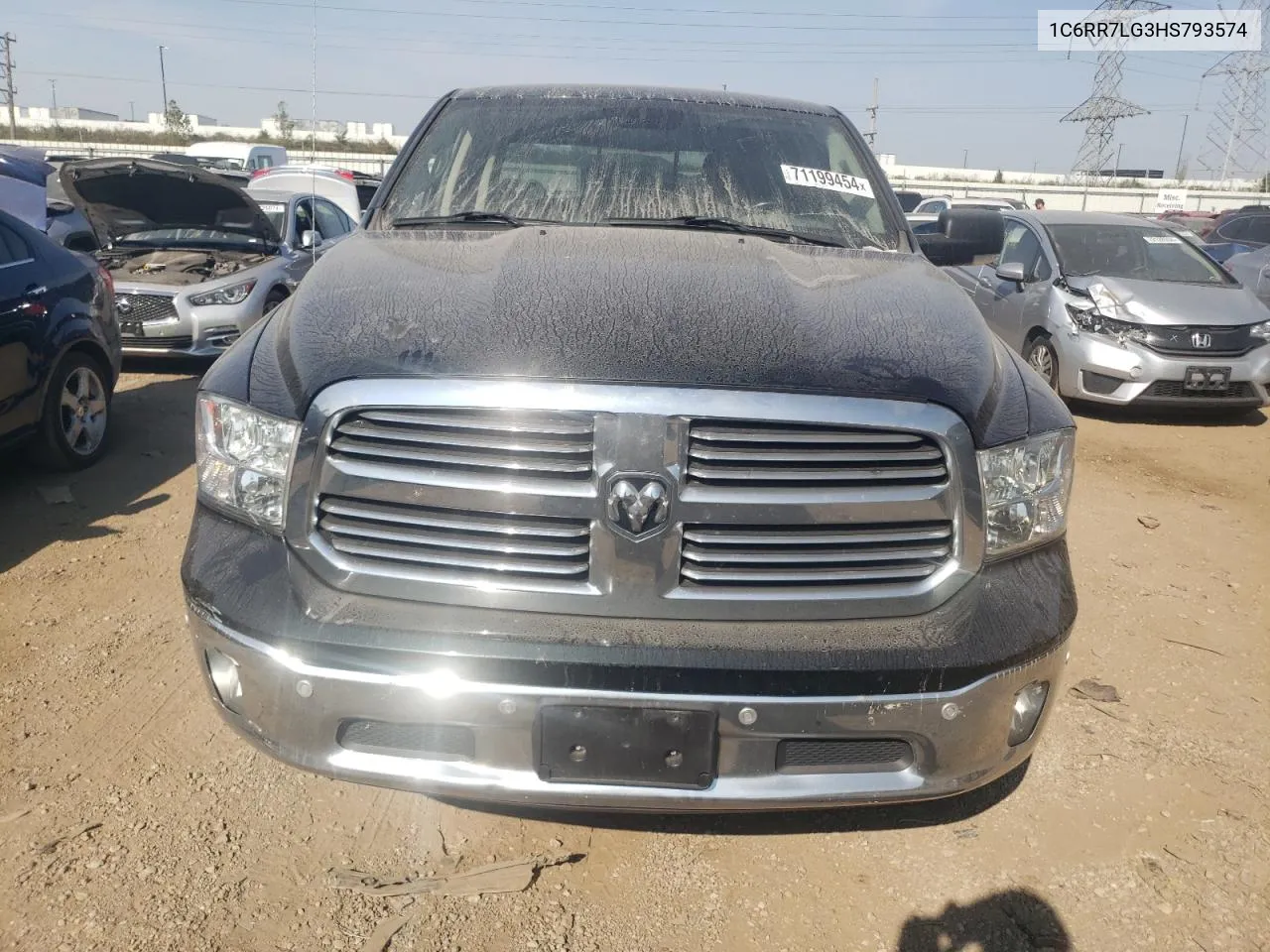 2017 Ram 1500 Slt VIN: 1C6RR7LG3HS793574 Lot: 71199454