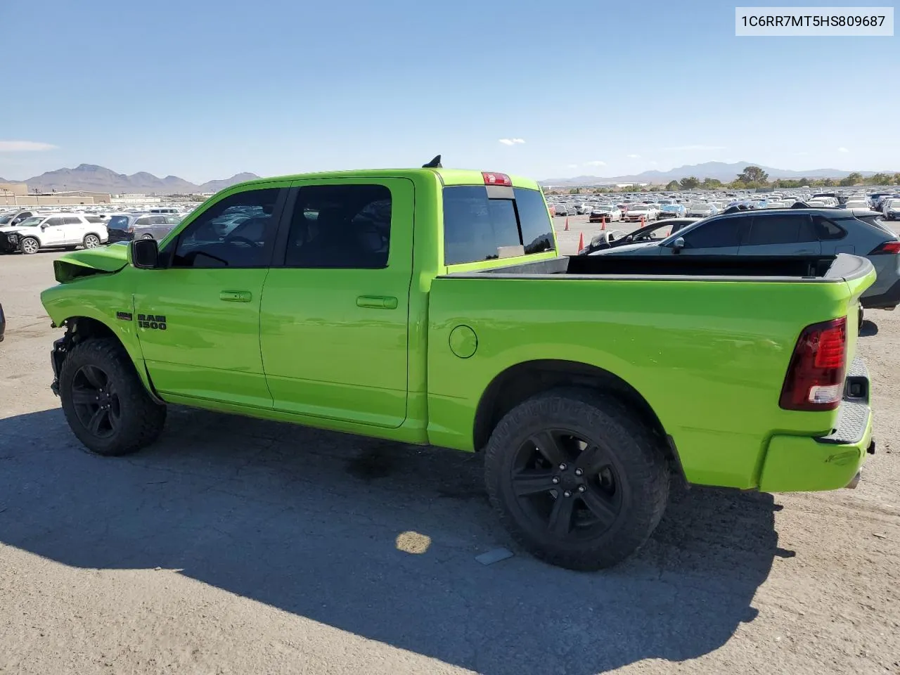 2017 Ram 1500 Sport VIN: 1C6RR7MT5HS809687 Lot: 71248224