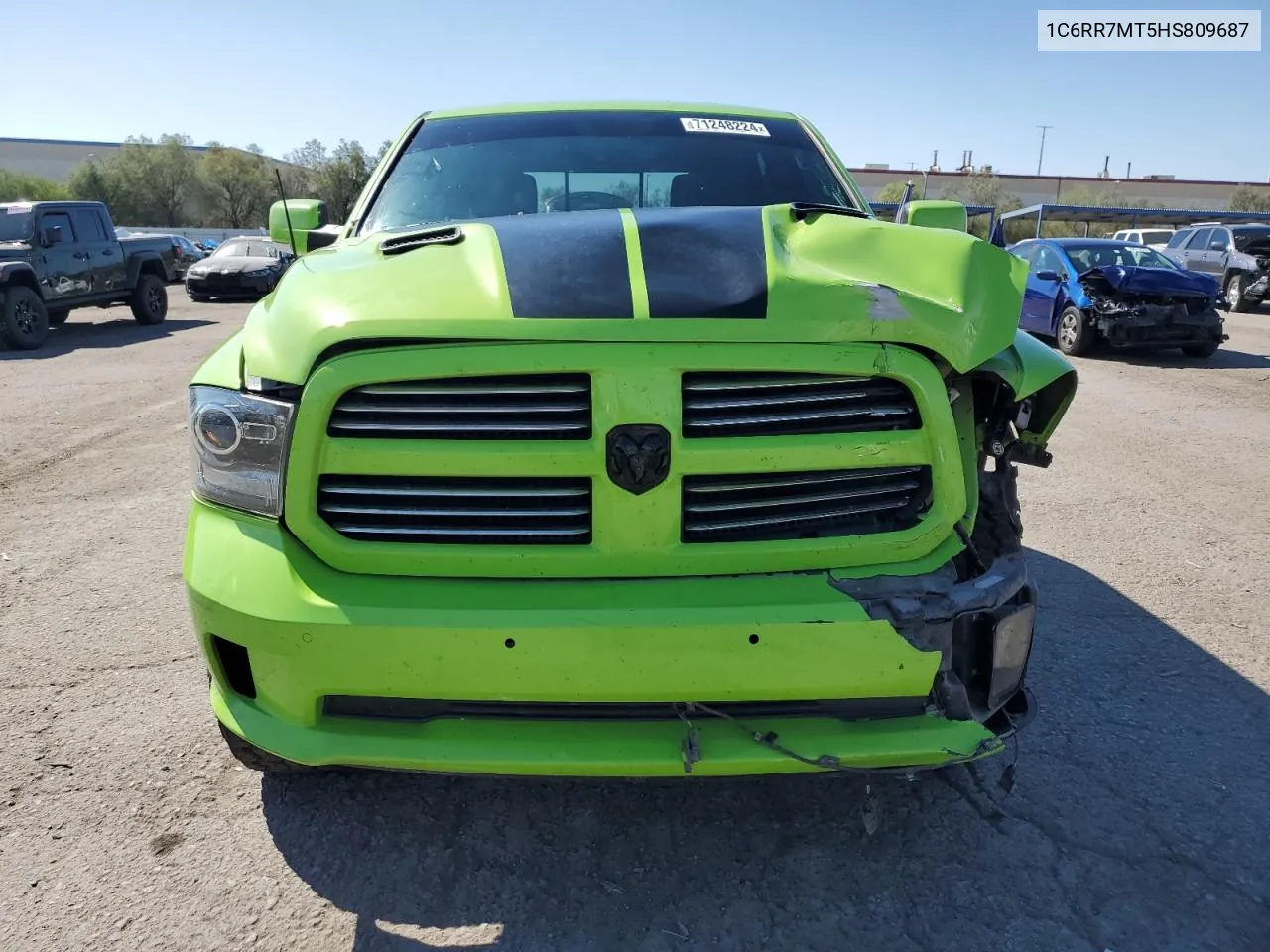 2017 Ram 1500 Sport VIN: 1C6RR7MT5HS809687 Lot: 71248224