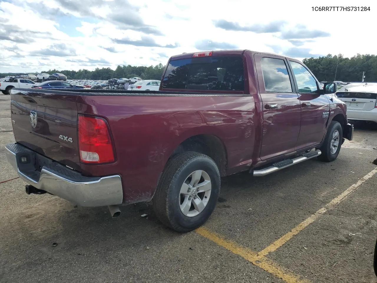 2017 Ram 1500 Slt VIN: 1C6RR7TT7HS731284 Lot: 71473074