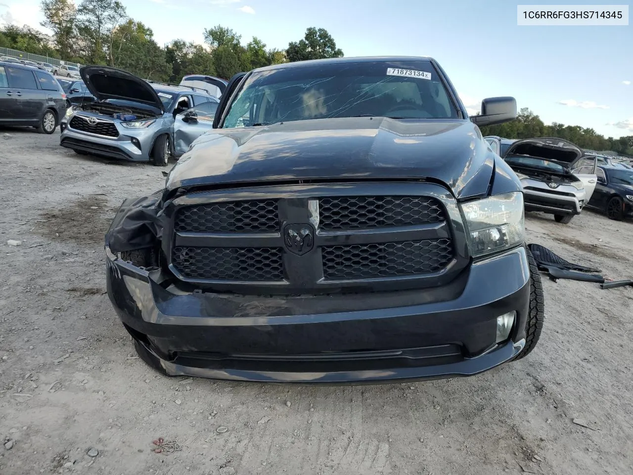 2017 Ram 1500 St VIN: 1C6RR6FG3HS714345 Lot: 71873134