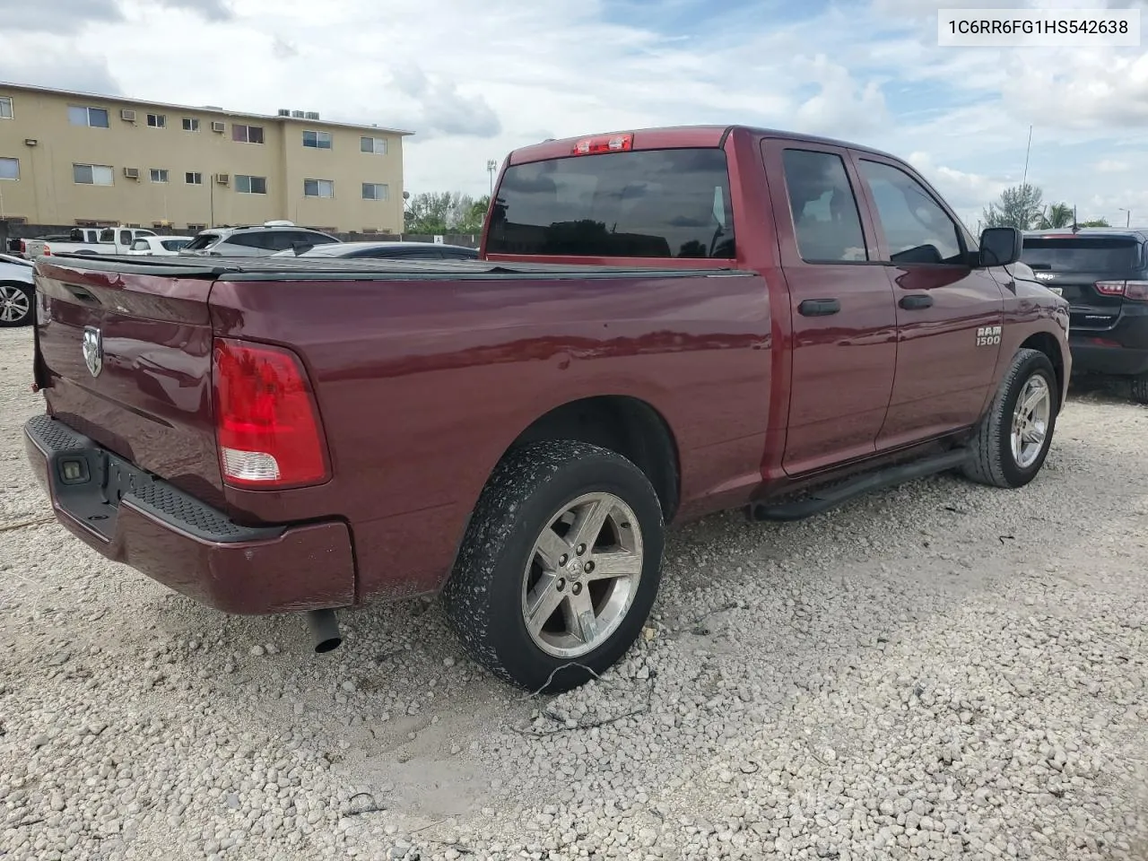 2017 Ram 1500 St VIN: 1C6RR6FG1HS542638 Lot: 71950164