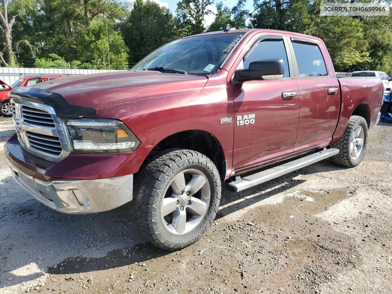 2017 Ram 1500 Slt VIN: 3C6RR7LT0HG659965 Lot: 72084184